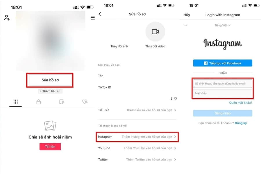  Hướng dẫn liên kết tài khoản Instagram vào TikTok