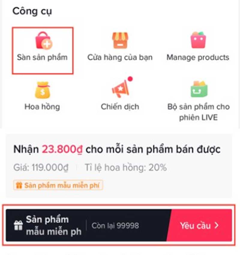 Làm thế nào để nhận sản phẩm mẫu miễn phí