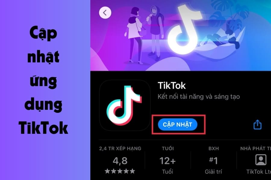 Cập nhật ứng dụng TikTok